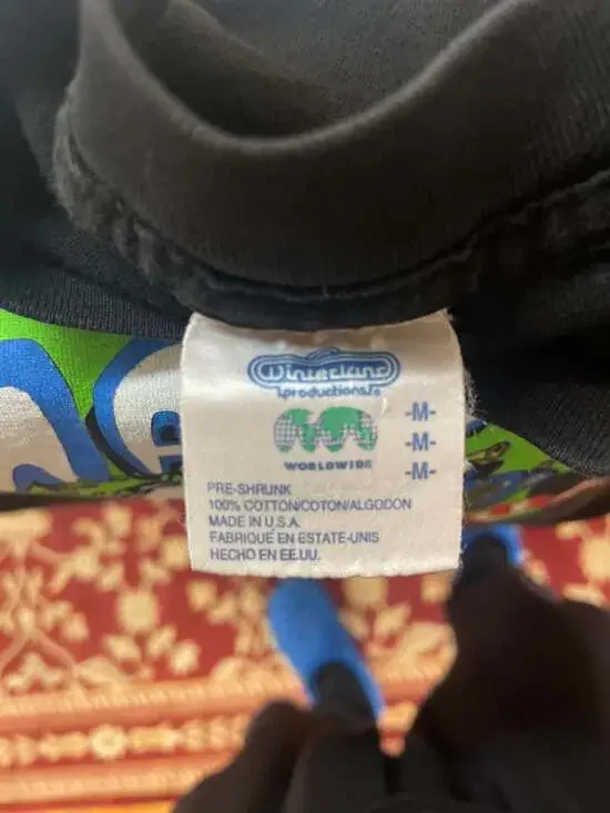 Vintage 1995 Nickelodeon Mega Mess-A-Mania Live Tour T-Shirt Black Size Medium - Picture 11 of 11